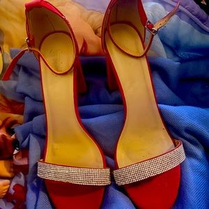 “Red Crystal high heels”
